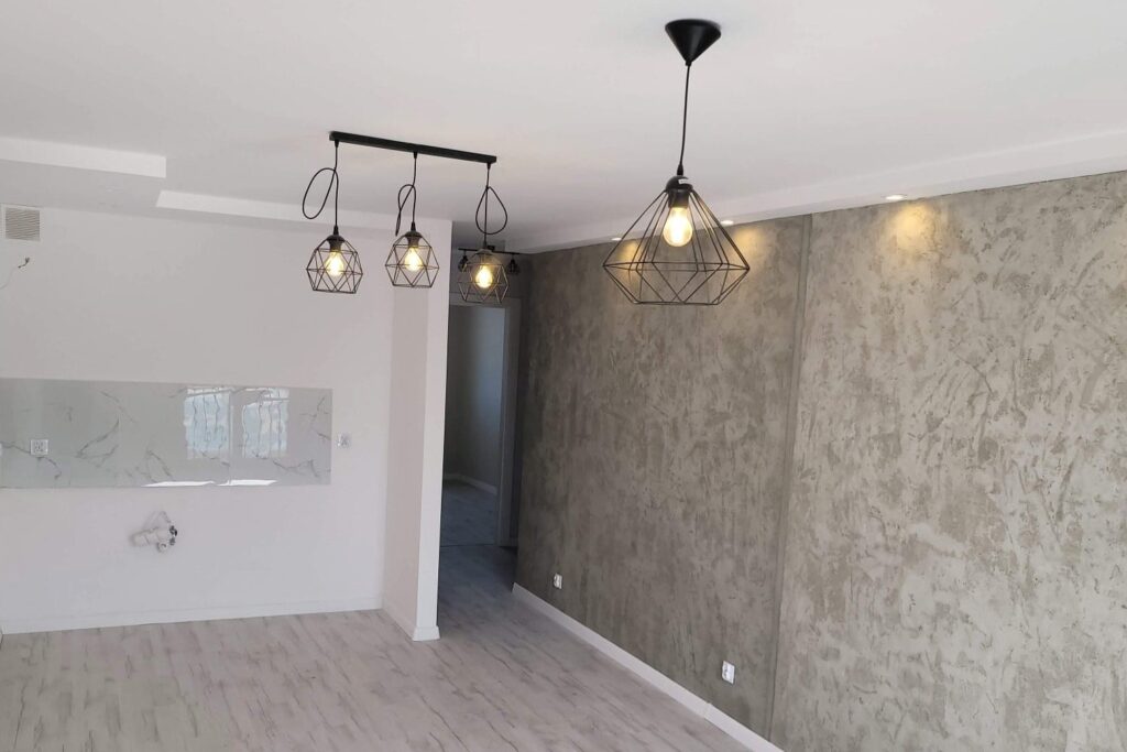 Remont salonu z aneksem kuchennym Bydgoszcz